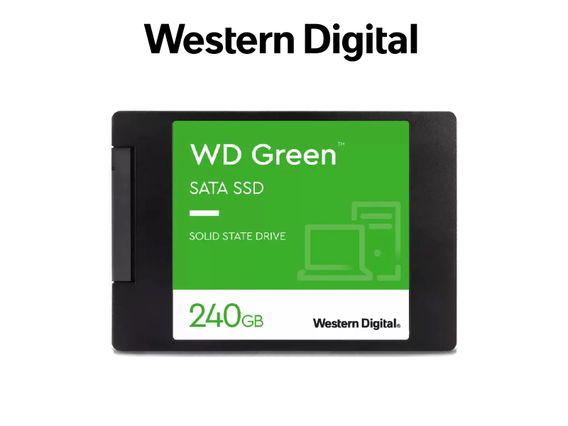 DISCO SOLIDO 240GB WESTER DIGITAL GREEN SATA SSD P.N: WDS240G3G0A  